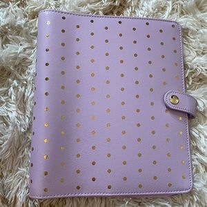 Large a5 lightly used kikki k leather planner